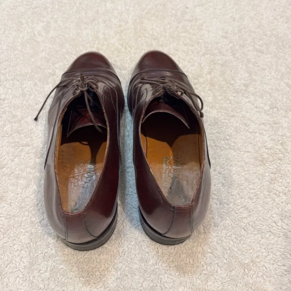 Salvatore Ferragamo Men's  Lace Up Oxfords Size 10